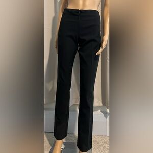 XoXo Flat Front Exposed Zipper Fitted Dress Pants